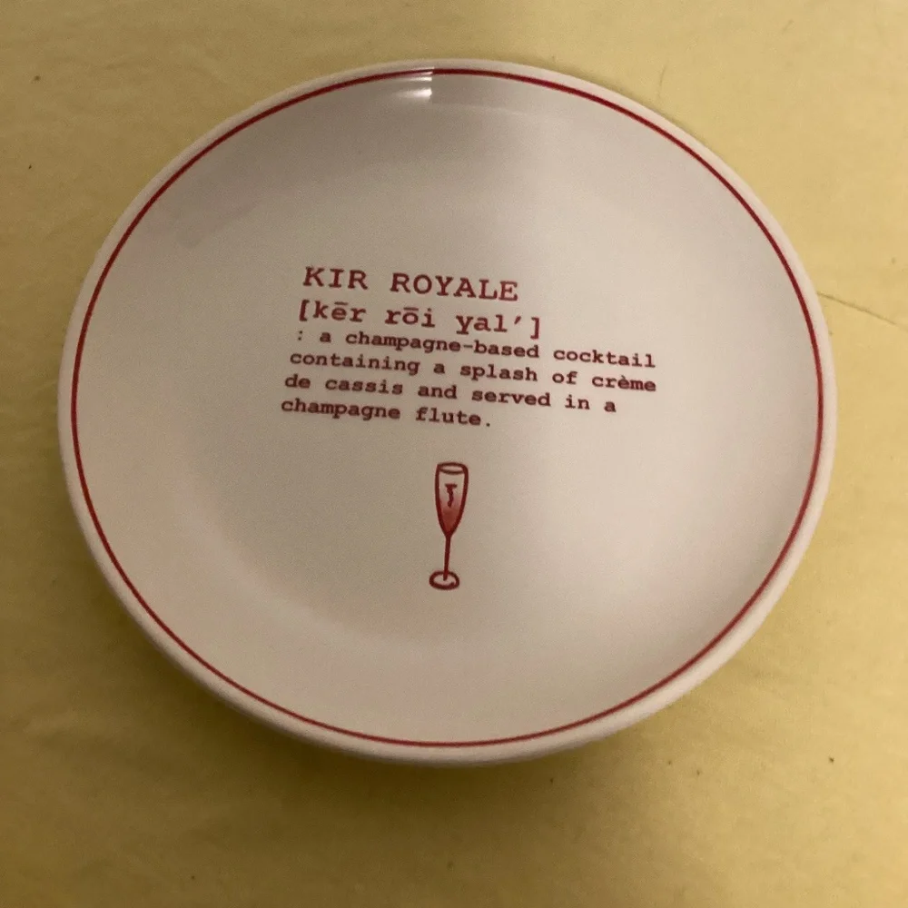POTTERY BARN COCKTAIL DEFINED PLATES